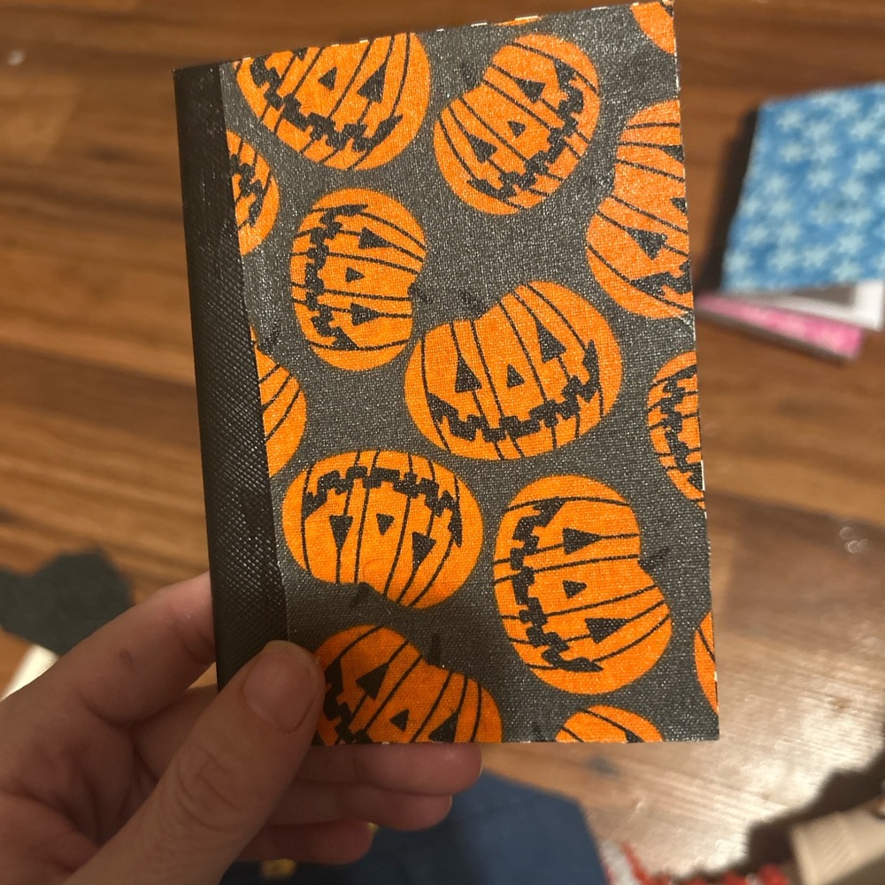 Halloween Pumpkin Patterned Notebook
